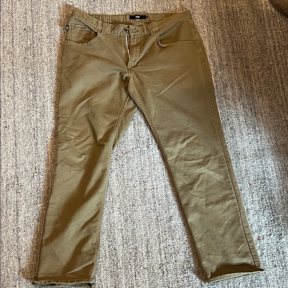 Men’s Khaki Van’s Pants, Waist 36